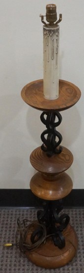 CANDLESTAND-FORM METAL AND WOO