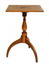 CANDLESTAND, SQUARE TOP, BALUS