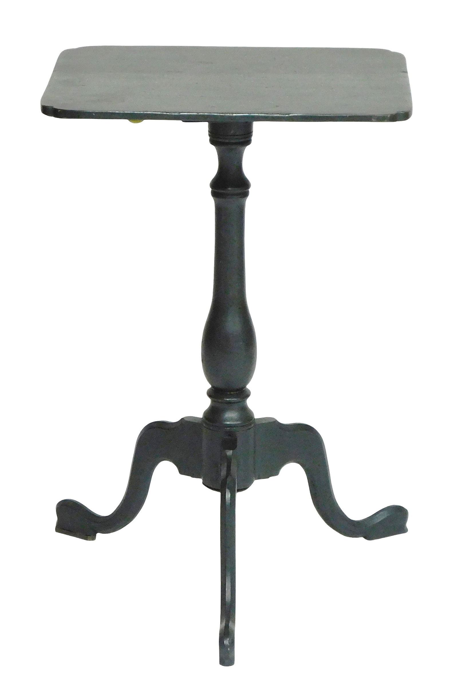 CANDLESTAND WITH BLACK PAINTED