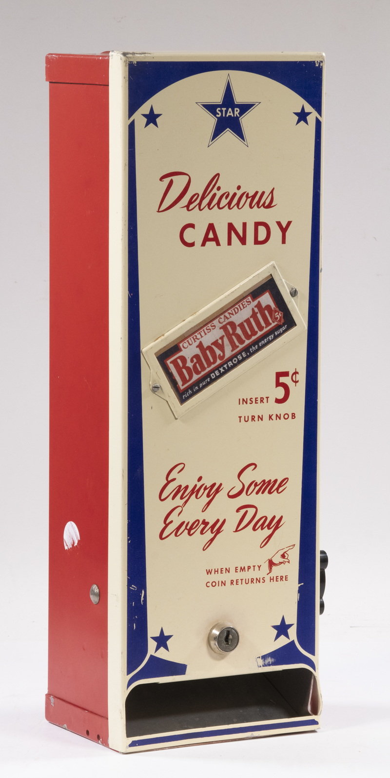 CANDY VENDING MACHINE 1940s Era