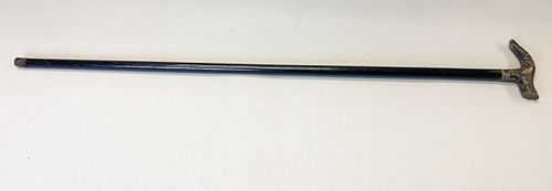 CANE WITH SILVER HANDLEBlack Cane