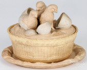 CANEWARE COVERED GAME DISH<br>