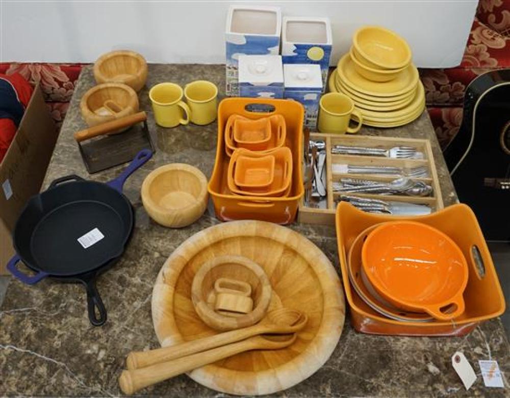 CANISTER SET, TWO CAST IRON