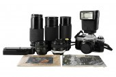 CANON AE1 CAMERAwith six lense