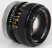 CANON SSC LENS 50MM F/1.4, FOR