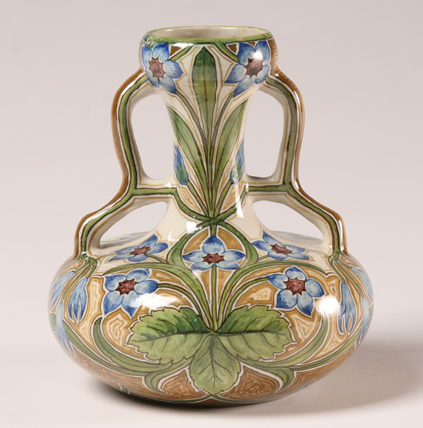 Cantagalli majolica double