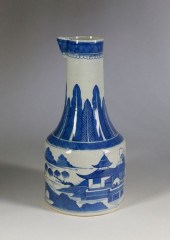 CANTON BLUE AND WHITE EWER, CI