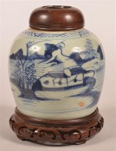 CANTON BLUE AND WHITE ORIENTAL
