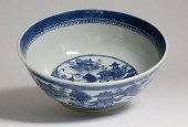 CANTON BLUE AND WHITE PUNCH BO