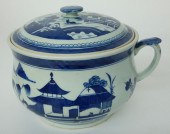 CANTON BULBOUS CHAMBER POT, 19
