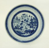 CANTON CHOP PLATE, 19TH CENTUR