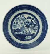 CANTON CHOP PLATE, 19TH CENTUR