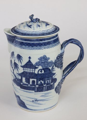 CANTON CIDER JUG, LATE 18TH