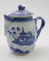 CANTON CIDER JUG, LATE 18TH CE