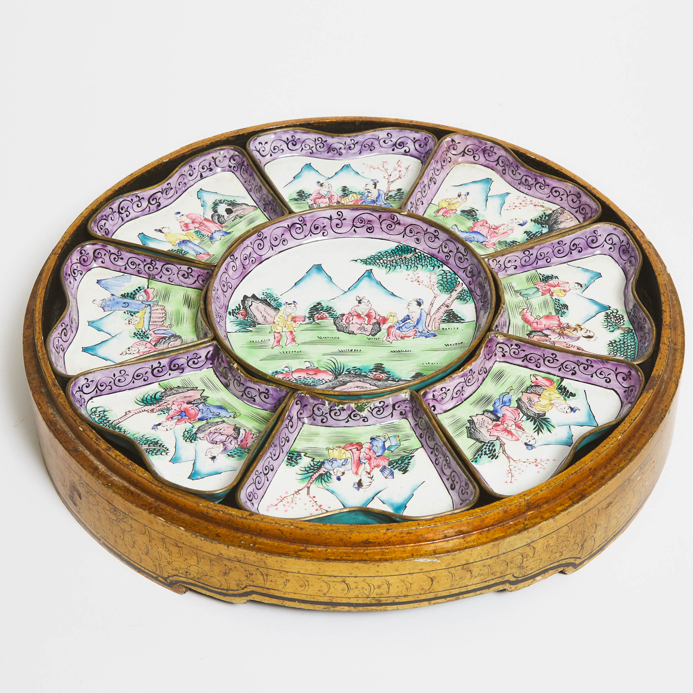 Canton Enamel Confectionary Serving