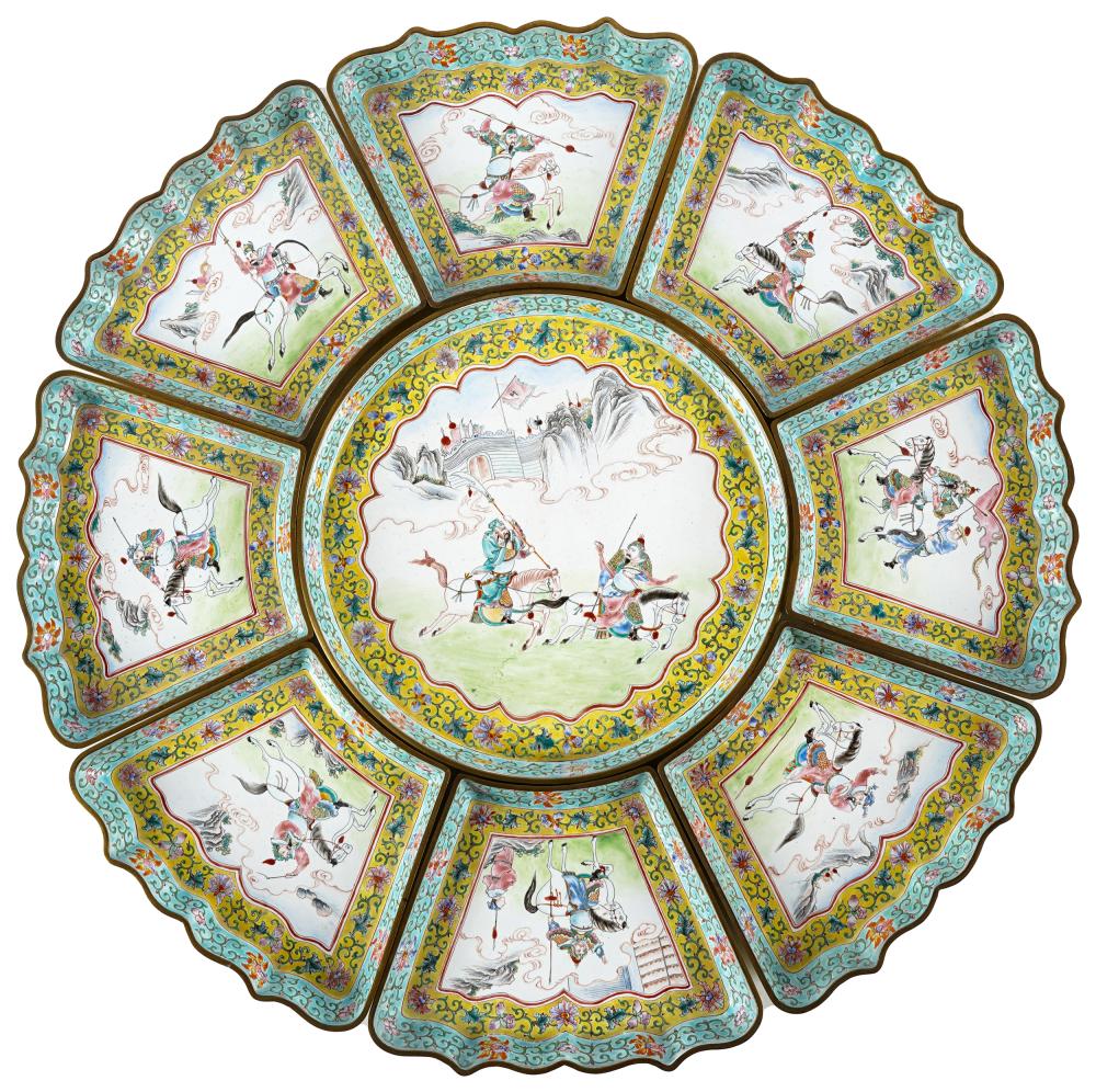 CANTON ENAMELED METAL SWEET MEAT