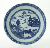 CANTON PIE PLATE, LATE 18TH CE