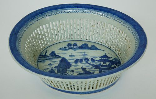 CANTON RETICULATED FRUIT BASKET,