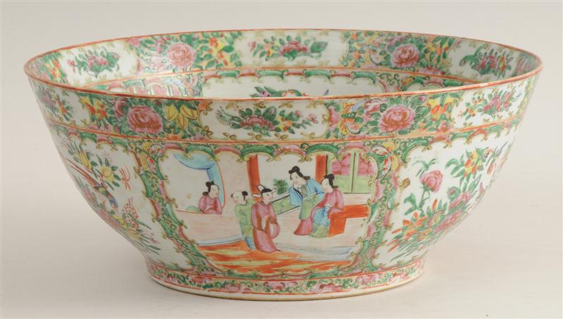 CANTON ROSE MEDALLION PORCELAIN