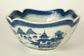 CANTON SALAD BOWL, 19TH CENTUR
