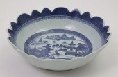 CANTON SCALLOPED RIM BOWL, 19T