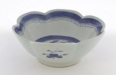 CANTON SIX-LOBED BOWL, 19TH CE