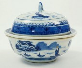 CANTON THREE-PIECE SOAP DISH,