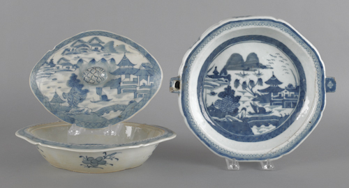 Canton warming dish 19th c. 19 1/2"