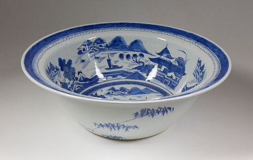 CANTON WASH BASIN, MID 19TH