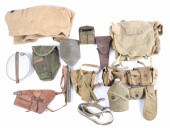 Canvas and leather military it