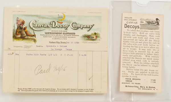 Canvas Duck Decoy Company