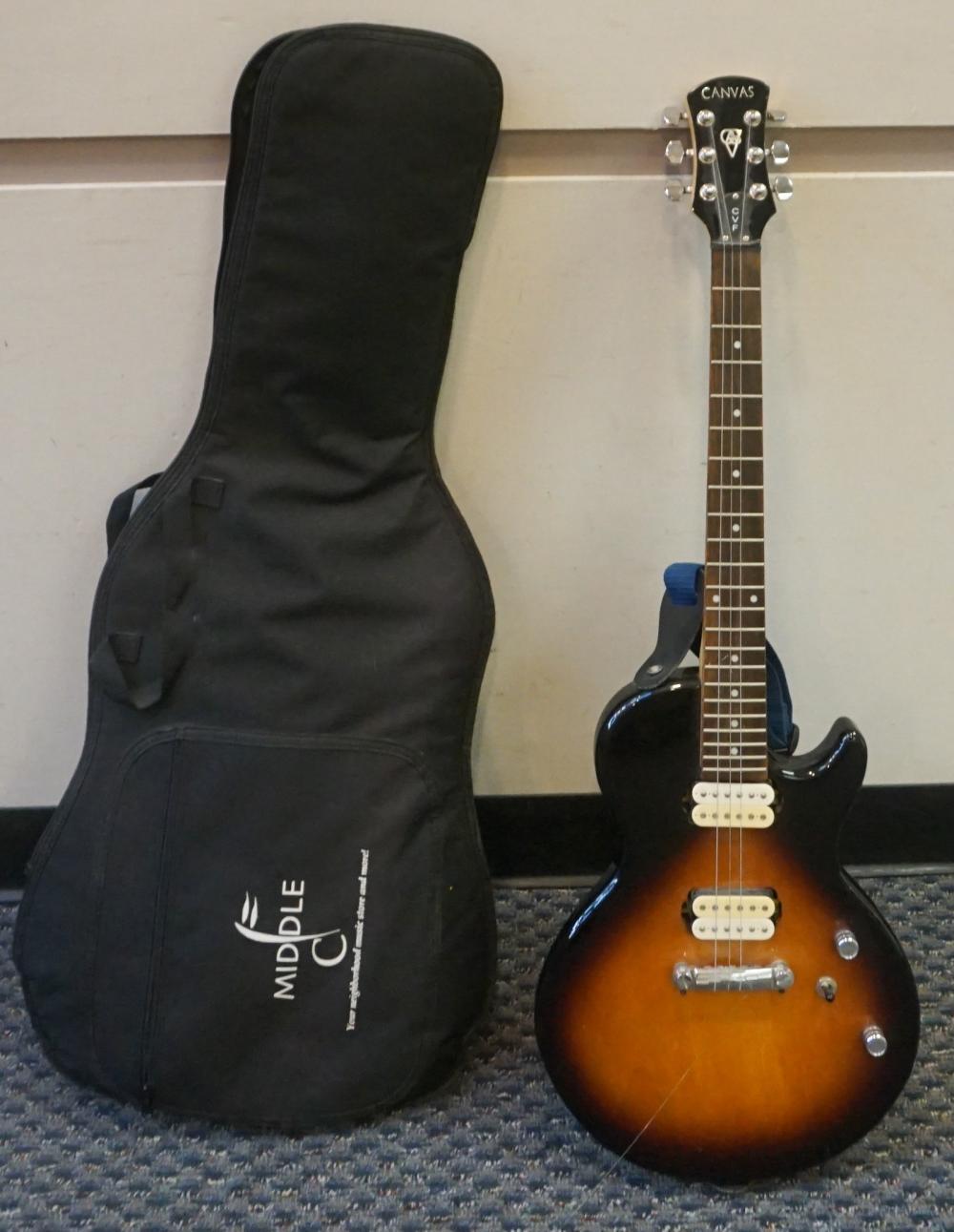CANVAS ELECTRIC GUITAR WITH