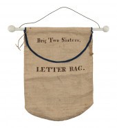CANVAS LETTER BAG FROM THE BRI