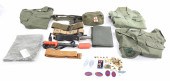 Canvas military belts, garment