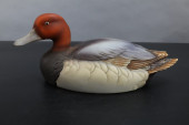 CANVASBACK PORCELAIN DUCK, BY