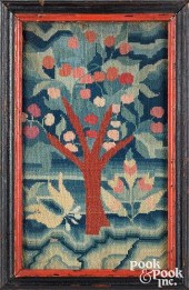 CANVASWORK EMBROIDERY OF AN AP