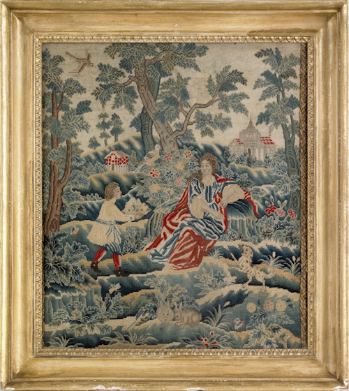 Canvaswork picture ca. 1740