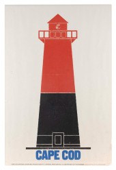 "CAPE COD" TRAVEL POSTER 20TH