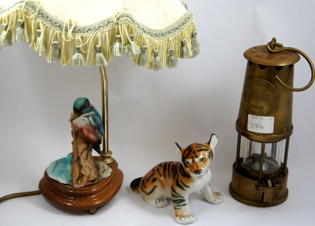 Capo Di Monte Kingfisher Lamp
