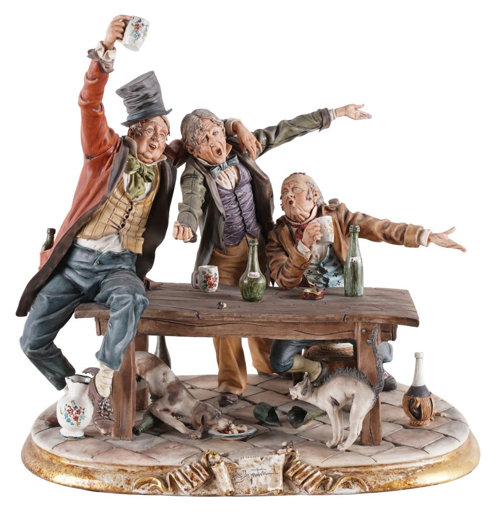 CAPO DI MONTE PORCELAIN FIGURAL