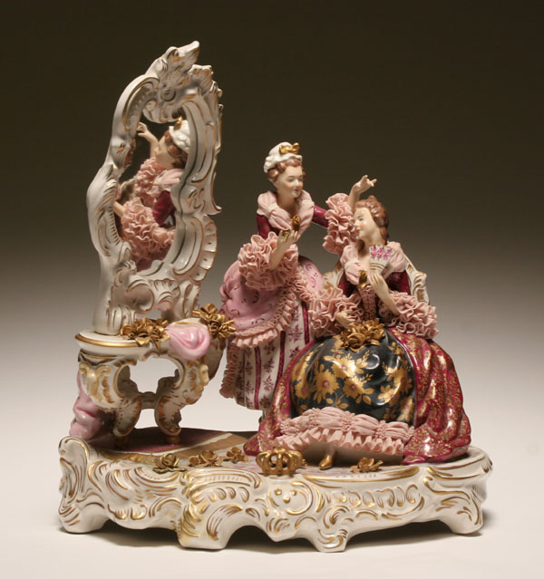 Capo di Monte porcelain figural