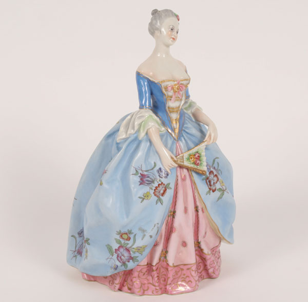 Capo di Monte porcelain figure of a