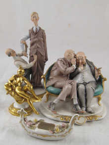 Capo di Monte. Two old gentleman