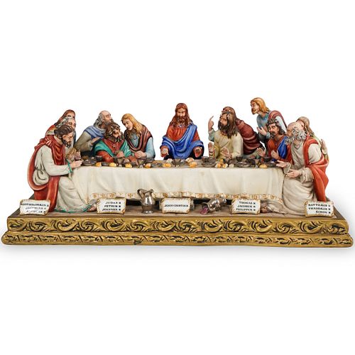 CAPODIMONTE â€œTHE LAST SUPPER"