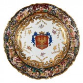 CAPODIMONTE ARMORIAL CHARGER19