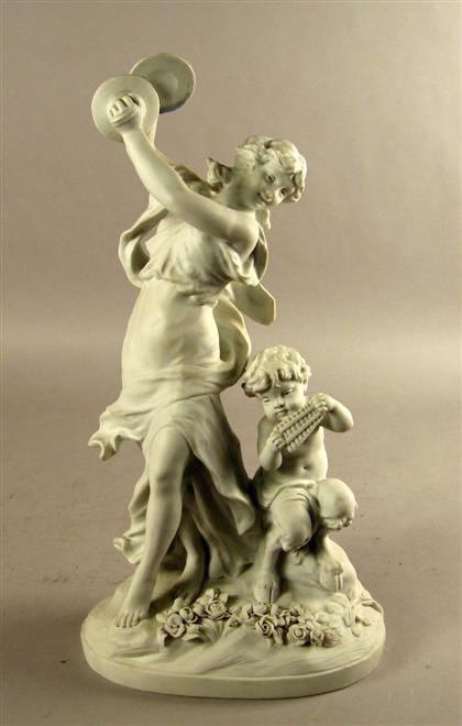 Capodimonte bisque figure