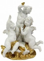 CAPODIMONTE BLANC DE CHINE POR