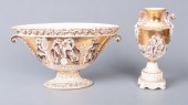 CAPODIMONTE CENTER PIECE & URN