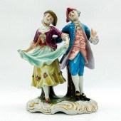 CAPODIMONTE FIGURINE, DANCING