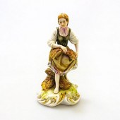 CAPODIMONTE FIGURINE, FARMER W